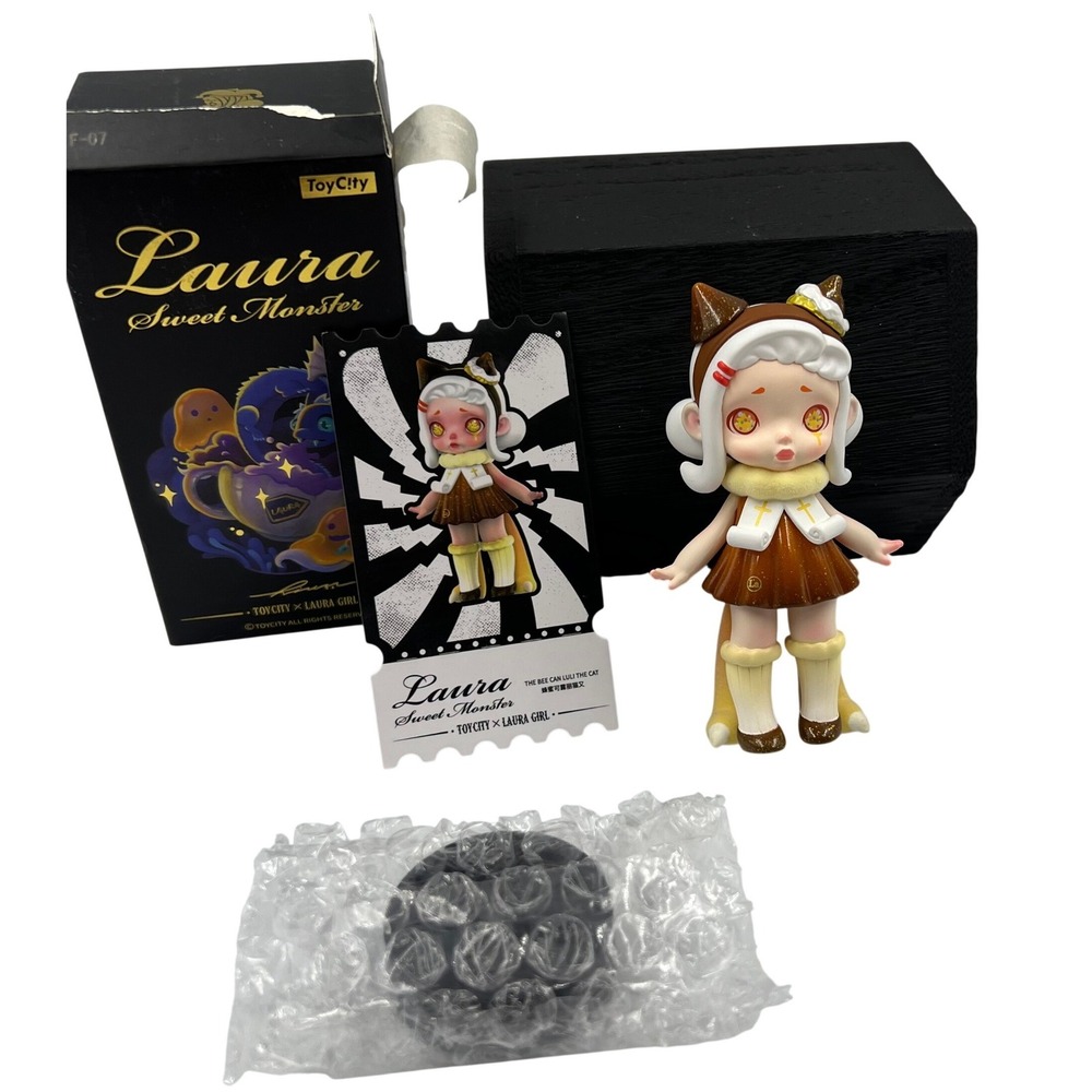 TOYCITY Laura Sweet Monster The Bee Can Luli the Cat Figure Confirmed Blind Box